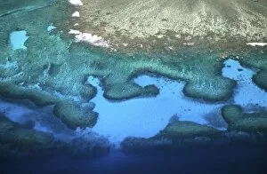 Images Dated 9th September 2004: Mamanuca Island Group, Coral Reefs - aerial