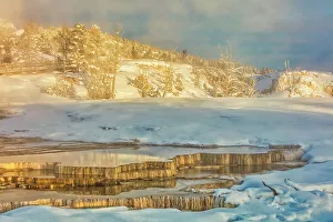 Travertine Prints: Mammoth Hot Springs in Yellowstone National Park