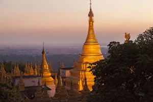 Architecture Prints: Mandalay Hill, Sutaungpyei Pagoda, Myanmar