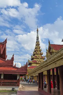 Burma Prints: Mandalay Palace, Myanmar