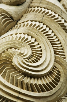 Images Dated 11th February 2005: Maori Sculpture close up, Christchurch City Park, New Zealand