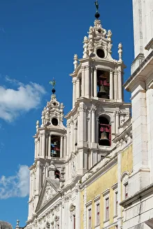 Images Dated 11th January 2023: Marfa, Portugal. A monumental Baroque and Neoclassical palace-monastery
