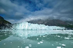 Terminus Prints: Margerie Glacier reflected in this calm water view