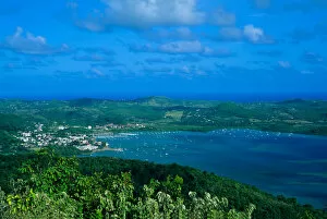 Marin Bay on the island of Martinique in the Caribbean Sea