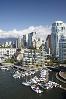 False Creek Prints: Marina, False Creek, and Downtown Vancouver, British Columbia, Canada