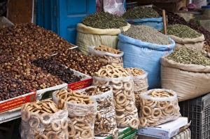 Essaouira Prints: Market stall, Essaouira, Morocco