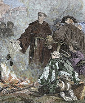 Martin Luther, (Eisleben, 1483, Eisleben, 1546). German reformer. Doctor of Theology