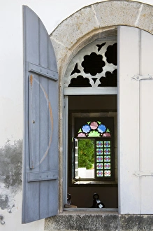Images Dated 10th February 2007: MARTINIQUE. French Antilles. West Indies. View through window of 17th-century church