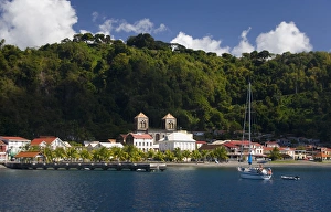 Images Dated 11th February 2007: MARTINIQUE. French Antilles. West Indies. View of portion of town of St. Pierre from harbor