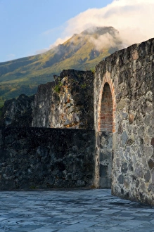 Images Dated 11th February 2007: MARTINIQUE. French Antilles. West Indies. Ruins of the theatre in St. Pierre, destroyed