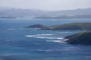 Images Dated 12th February 2007: MARTINIQUE. French Antilles. West Indies. View of Atlantic coast from Reserve Naturelle