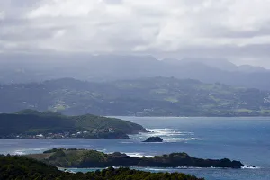Images Dated 12th February 2007: MARTINIQUE. French Antilles. West Indies. View of Atlantic coast from Reserve Naturelle