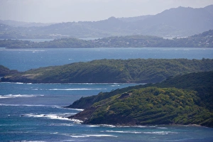 Images Dated 12th February 2007: MARTINIQUE. French Antilles. West Indies. View of Atlantic coast from Reserve Naturelle