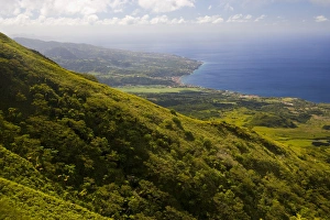 Images Dated 13th February 2007: MARTINIQUE. French Antilles. West Indies. View of Caribbean coast & town of St. Pierre