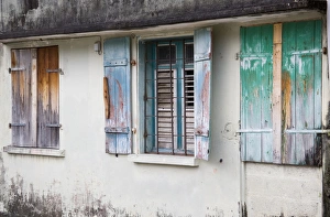 Images Dated 15th February 2007: MARTINIQUE. French Antilles. West Indies. Exerior of building in St. Pierre