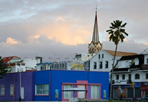 Images Dated 18th February 2007: MARTINIQUE. French Antilles. West Indies. Fort-de-France. Steeple of St. Louis Cathedral