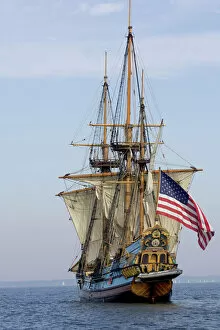 Trending: MARYLAND. USA. Tall ship the Kalmar Nyckel. Chesapeake Bay
