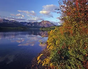Maskinonge Lake in Waterton Lakes National Park in Alberta, Canada