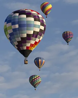 Images Dated 27th October 2020: Mass Ascension Albuquerque International Balloon Fiesta, Albuquerque, New Mexico