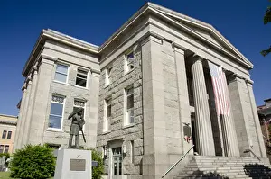 Library Prints: Massachusetts, New Bedford. New Bedford Free Public Library. Lewis Temple statue