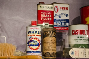 Images Dated 6th July 2012: Massachusetts, New Bedford. New Bedford Whaling Museum. Products made from whales