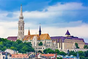 Matthias Church Fishermans Bastion Budapest Hungary