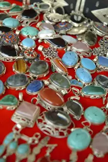 Vivid Prints: Mauritania, Adrar, Chinguetti, precious stones and jewellery