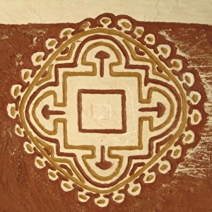 Images Dated 3rd April 2006: Mauritania, Pattern in a house of Oualata