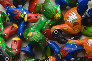 Images Dated 29th November 2008: Mauritius, Port Louis, miniature wooden Dodo bird toys