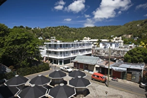 Mauritius, Rodrigues Island, Port Mathurin, downtown