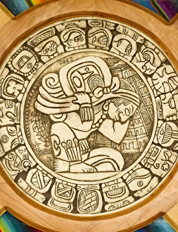 Carving Prints: Mayan woodcarving, Belize
