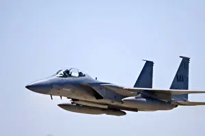 Oshkosh Prints: McDonnell Douglas / Boeing F-15E Strike Eagle Jet Fighter at Oshkosh, Wisconsin