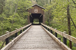 Nostalgia Prints: McKee covered bridge, Jacksonville, Oregon