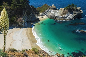 State Park Prints: McWay Cove, Julia Pfeiffer Burns State Park, Big Sur, California USA