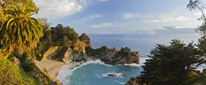 Images Dated 10th August 2020: McWay Falls, Julia Pfeiffer Burns State Park, Big Sur, California, USA
