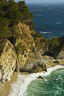 Foam Prints: McWay Falls; Julia Pfeiffer Burns State Park; Big Sur; California; USA