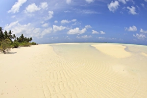 Uninhabited Prints: Medahutthaa Island, North Huvadhoo Atoll, Southern Maldives, Indian Ocean