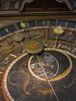 Germany Collection: The medieval astronomic clock, the only one of its kind in good working condition