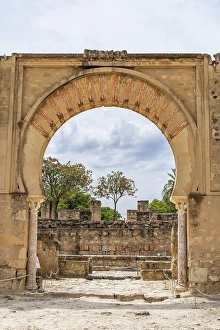 Prints of Medina Azahara, Cordoba, Andalusia, Spain. Ruins at the archaeological site of Medina Azahara, a Moorish fortified palace outside of Cordoba Images Dated 2024 December: Medina Azahara, Cordoba, Andalusia