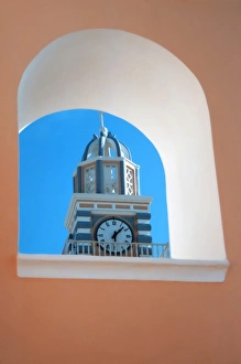 Images Dated 21st May 2009: Mediterranean, Aegean, Greece, Greek Islands, Santorini, Thira. Scenic view of this