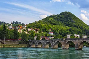Mehmed Pasha Sokolovic Bridge on the Drina River, UNESCO World Heritage Site, Visegrad