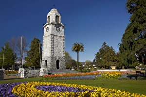 Blenheim Prints: Memorial Clock Tower, Seymour Square, Blenheim, Marlborough, South Island, New Zealand