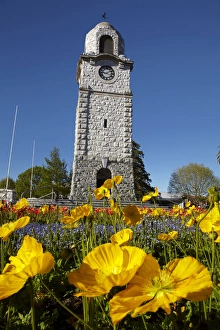 Images Dated 11th October 2012: Memorial Clock Tower, Seymour Square, Blenheim, Marlborough, South Island, New Zealand