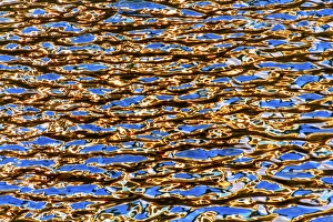 Manhattan Prints: Memorial Pool Waterfall Reflections Pattenrs Abstract New York NY