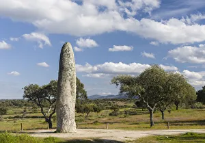 Images Dated 2nd April 2016: Menhir da Meada near Marvao in the Alentejo