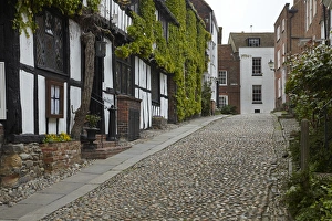 Cobbled Prints: The Mermaid Inn (founded 11th century, rebuilt 1420), Rye, East Sussex, England