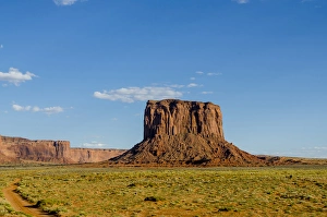 Sandstone Prints: Merrick Butte, Monument Valley Navajo Tribal Park, Monument Valley, Utah, USA