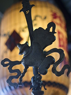 Orient Prints: Metal icon in a Buddhist temple in Hoi An, Vietnam