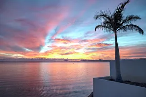Sea Of Cortez Prints: Mexico, Baja California Sur. La Ventana, colorful sunrise over the Sea of Cortez