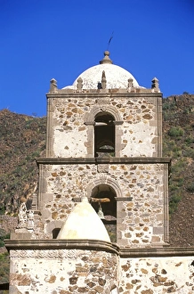 Mexico, Baja California Sur, San Javier, Mission San Javier de Vigge, Bell Tower